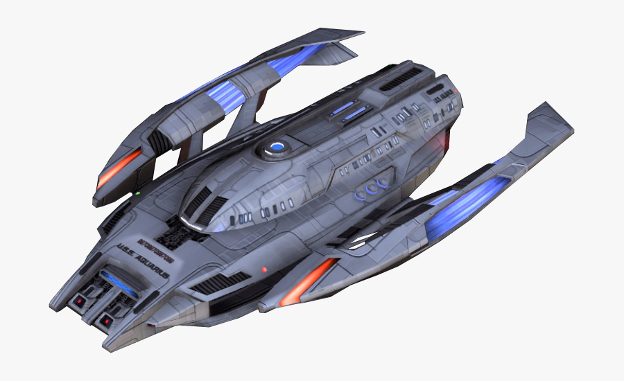 Star Trek Ship Png - Star Trek Uss Aquarius, Transparent Clipart