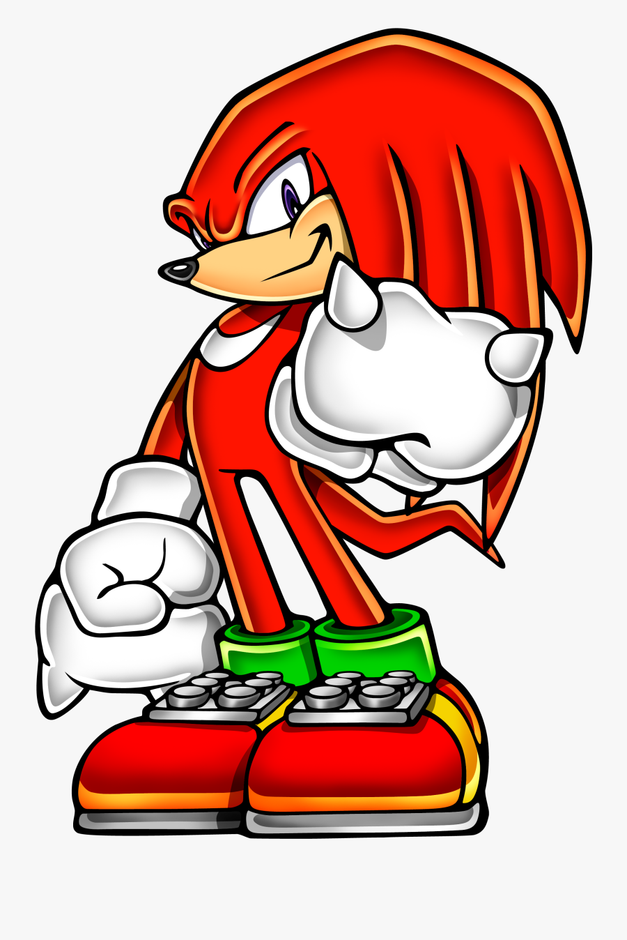 Advance Knuckles, Transparent Clipart