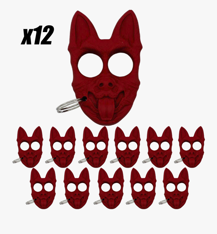 Public Safety K-9 Personal Protection Keychain - Cartoon, Transparent Clipart