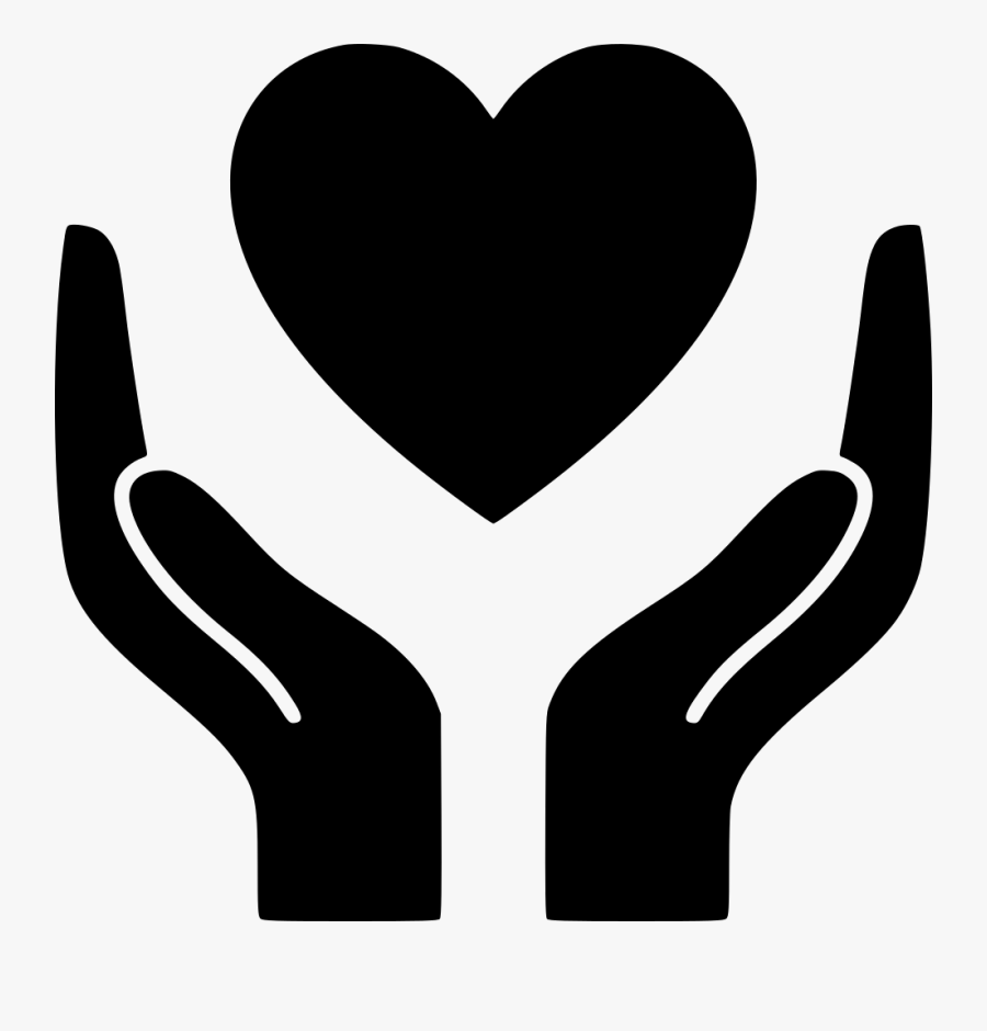 Computer Icons Hand Heart Image Vector Graphics - Hands With Heart Icon, Transparent Clipart