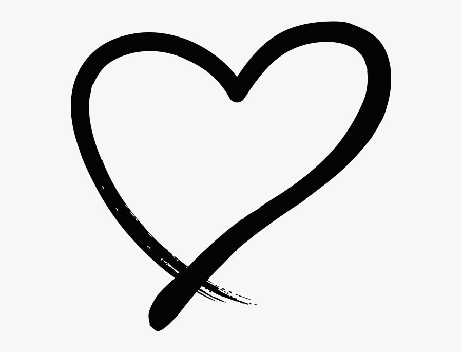 Transparent Hands Holding Heart Clipart - Hand Drawn Heart Symbol Png, Transparent Clipart