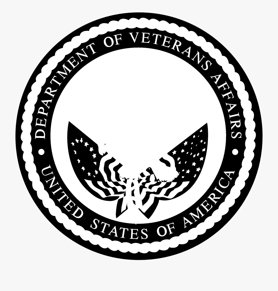 Us Department Of Veterans Affairs Logo Black And White - Circle, Transparent Clipart