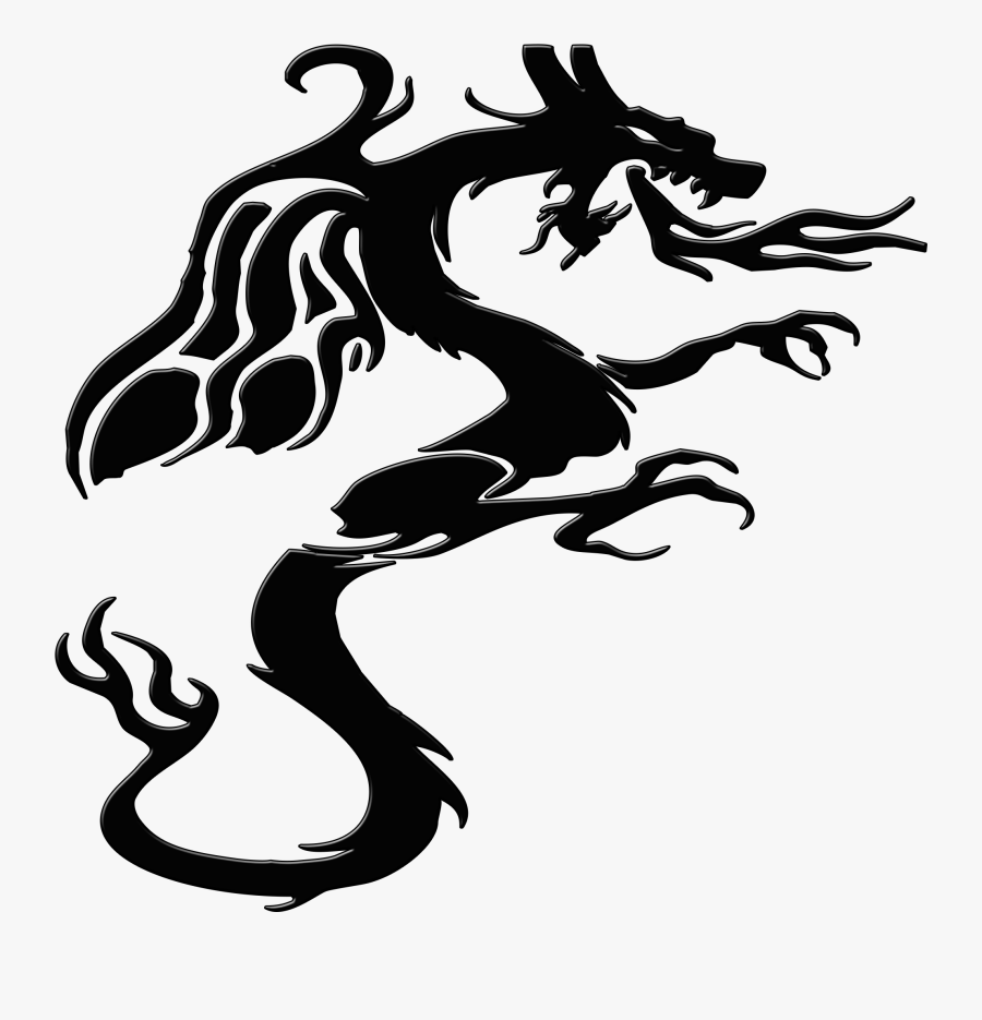 Transparent Mythical Creatures Png - Png Black And White Creature, Transparent Clipart