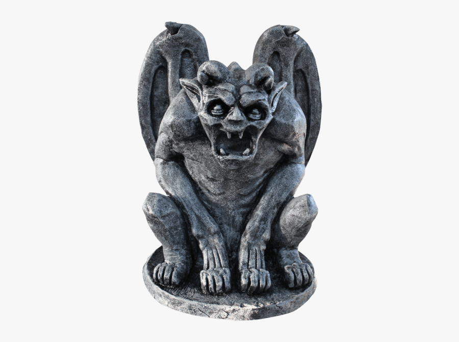 Frightening Gargoyle - Transparent Gargoyle Statue Png, Transparent Clipart