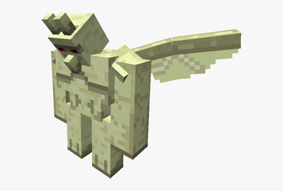 Endstone Gargoyle - Tree - Gargoyles Minecraft 1.12 Mobs, Transparent Clipart