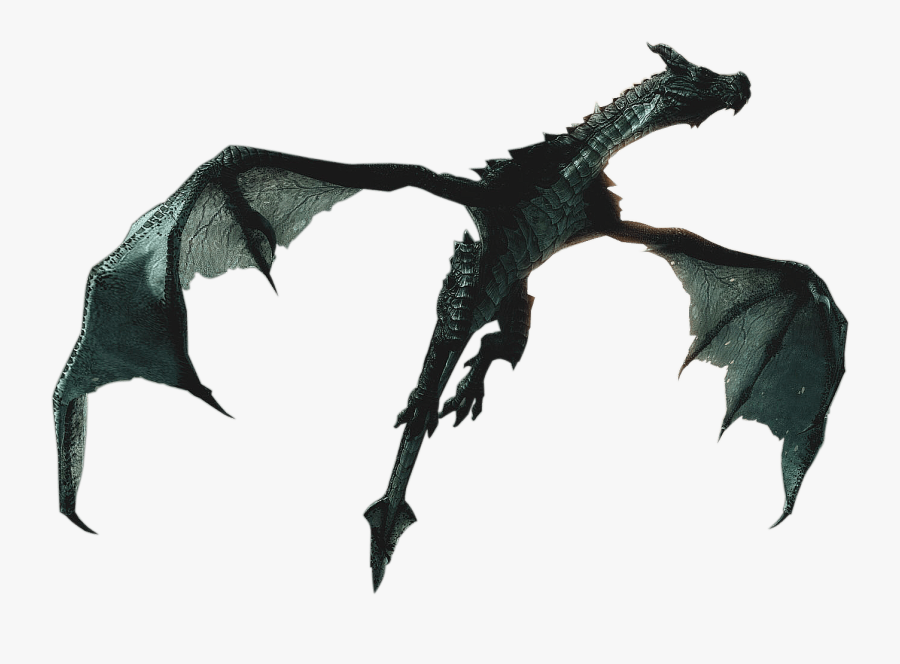 Elder Scrolls Skyrim Flying Dragon - Game Of Thrones Dragon Png, Transparent Clipart