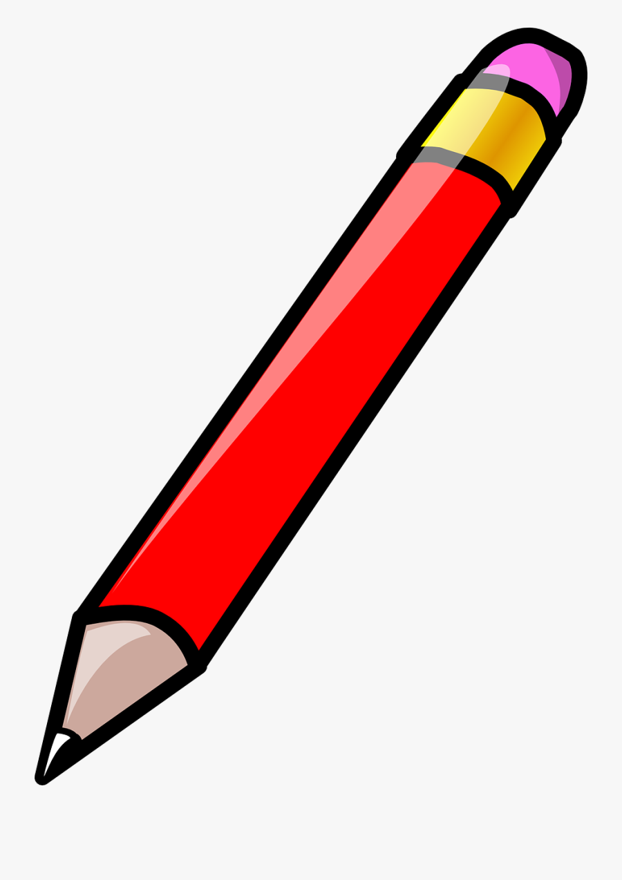 Pencil Clipart Eraser - Red Pencil Clipart , Free Transparent Clipart ...