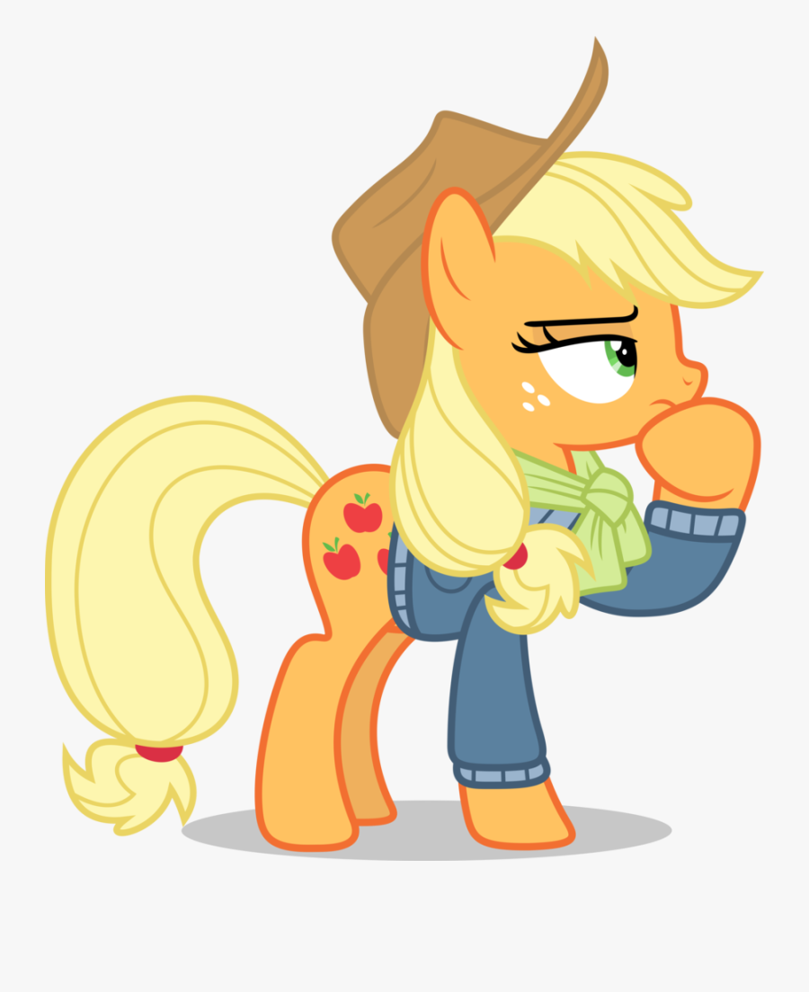 Cowboy Svg Horse Transparent Background - Little Pony Friendship Is Magic, Transparent Clipart