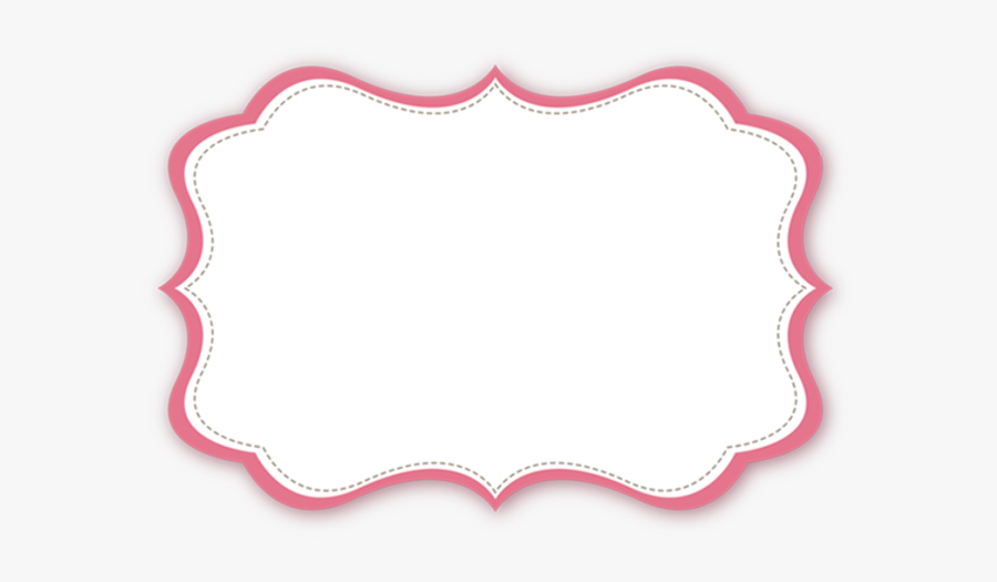 Pink Bracket Frame Clipart - Caixa De Texto Branca Png, Transparent Clipart