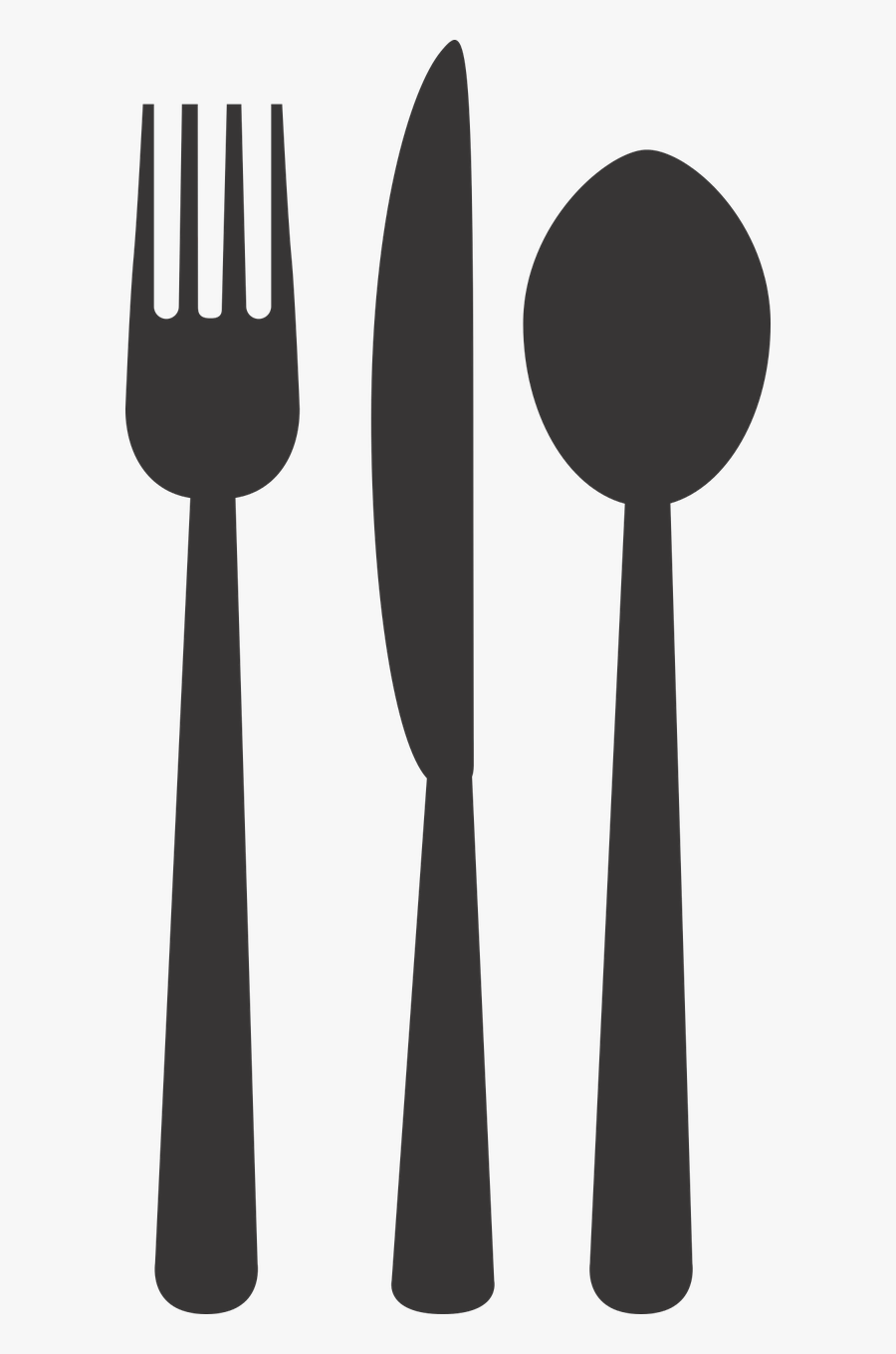 Silverware Plate Fork Free Picture - Fork And Spoons Transparent, Transparent Clipart