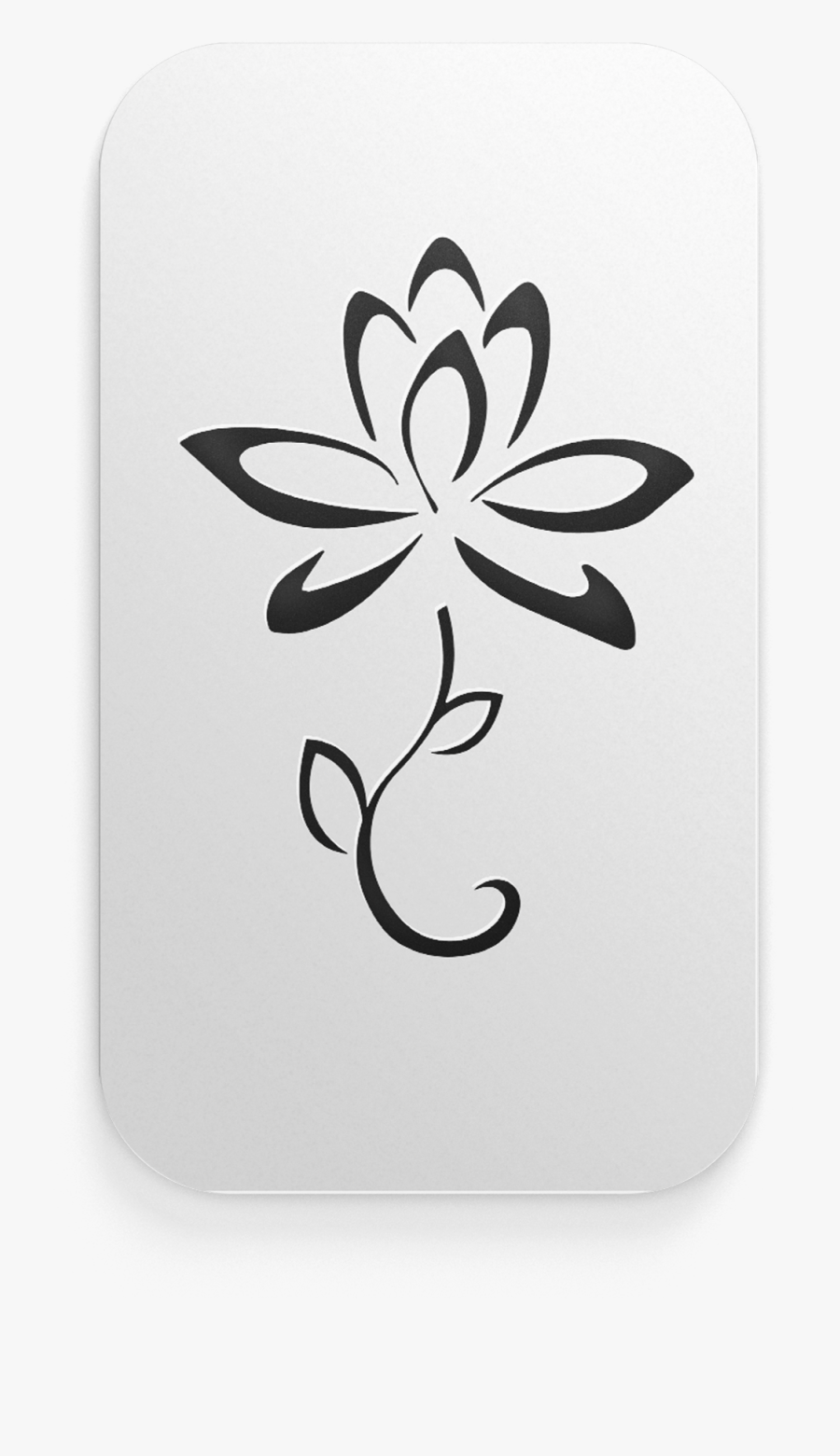 Transparent Lotus Tattoo Png, Transparent Clipart