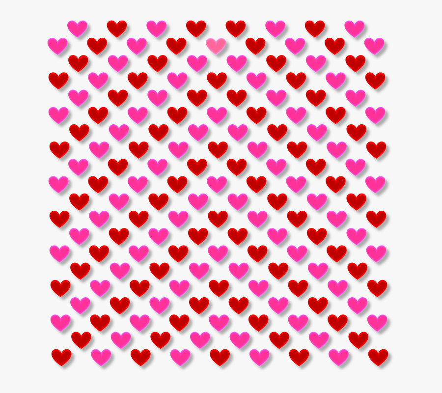 Transparent Heart Pattern Png - Fundo De Coracao Em Png, Transparent Clipart