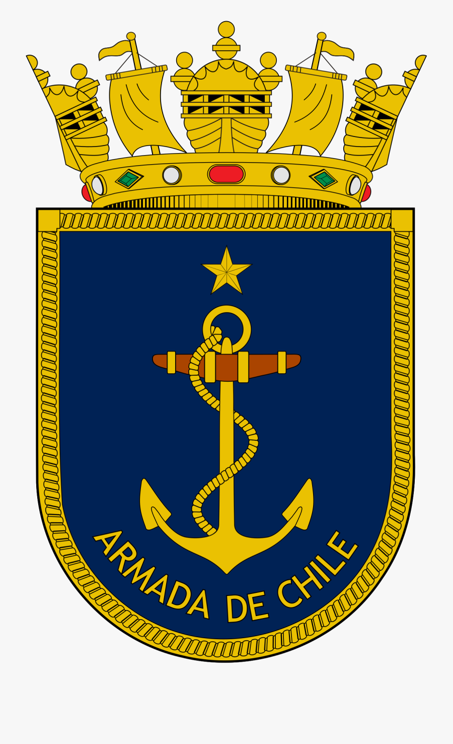 Escudo Armada De Chile, Transparent Clipart