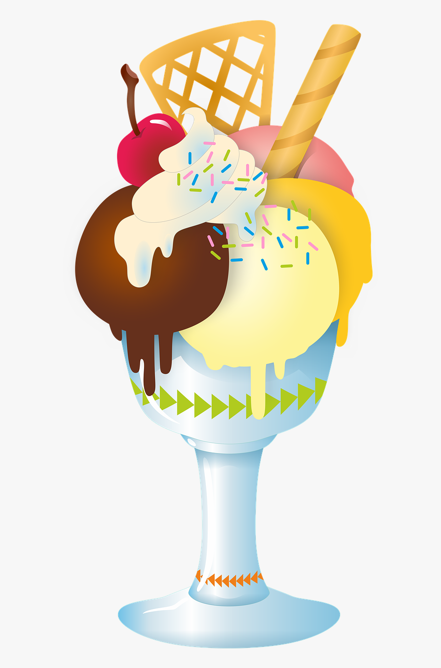 Ice Cream Cup Icecream Free Picture - Am Good At Eating, Transparent Clipart