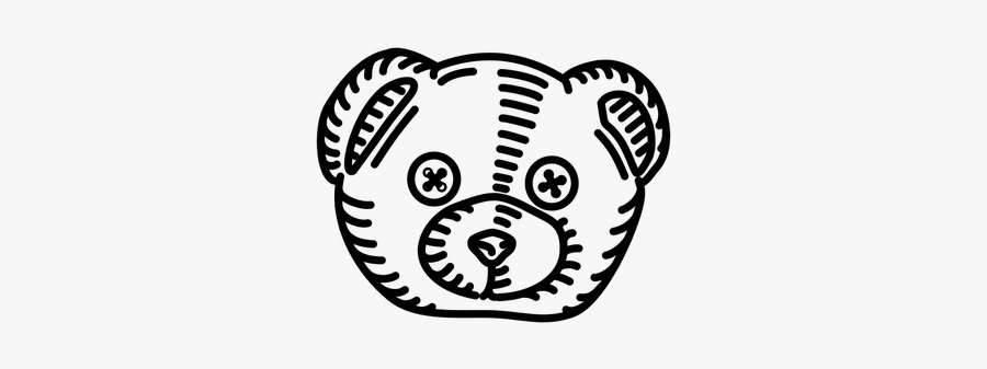 Teddy Bear Vector - Bear Head Png, Transparent Clipart