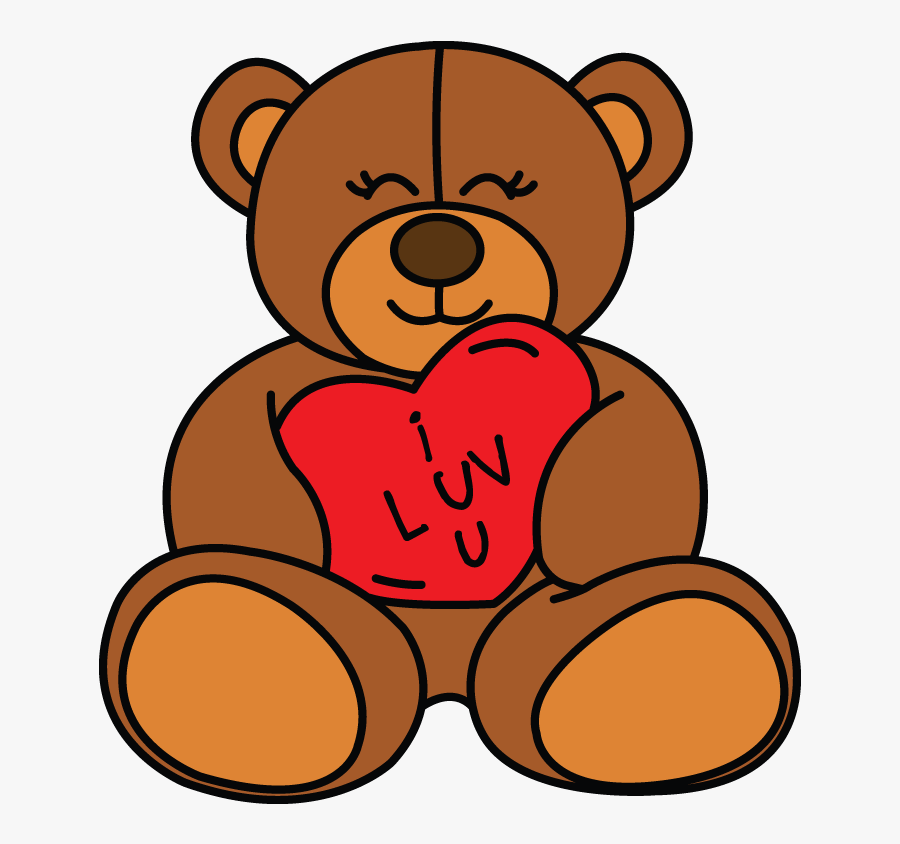 Transparent Bear Outline Png - Easily Draw A Teddy Bear, Transparent Clipart