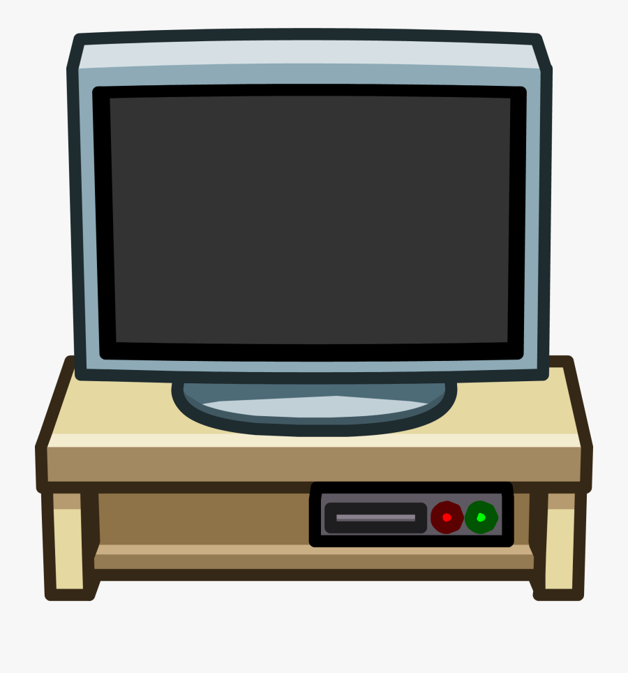 Furniture Icons - Television On Stand Clipart, Transparent Clipart