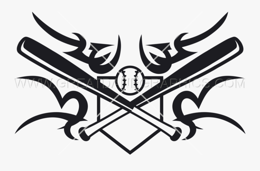 Tribal Transparent Bat - Transparent Baseball Bats Logo, Transparent Clipart