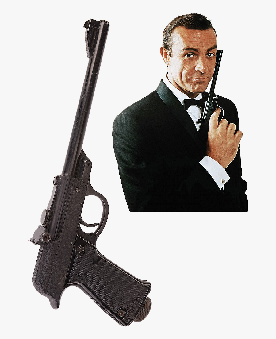 James Bond Air Gun, Transparent Clipart