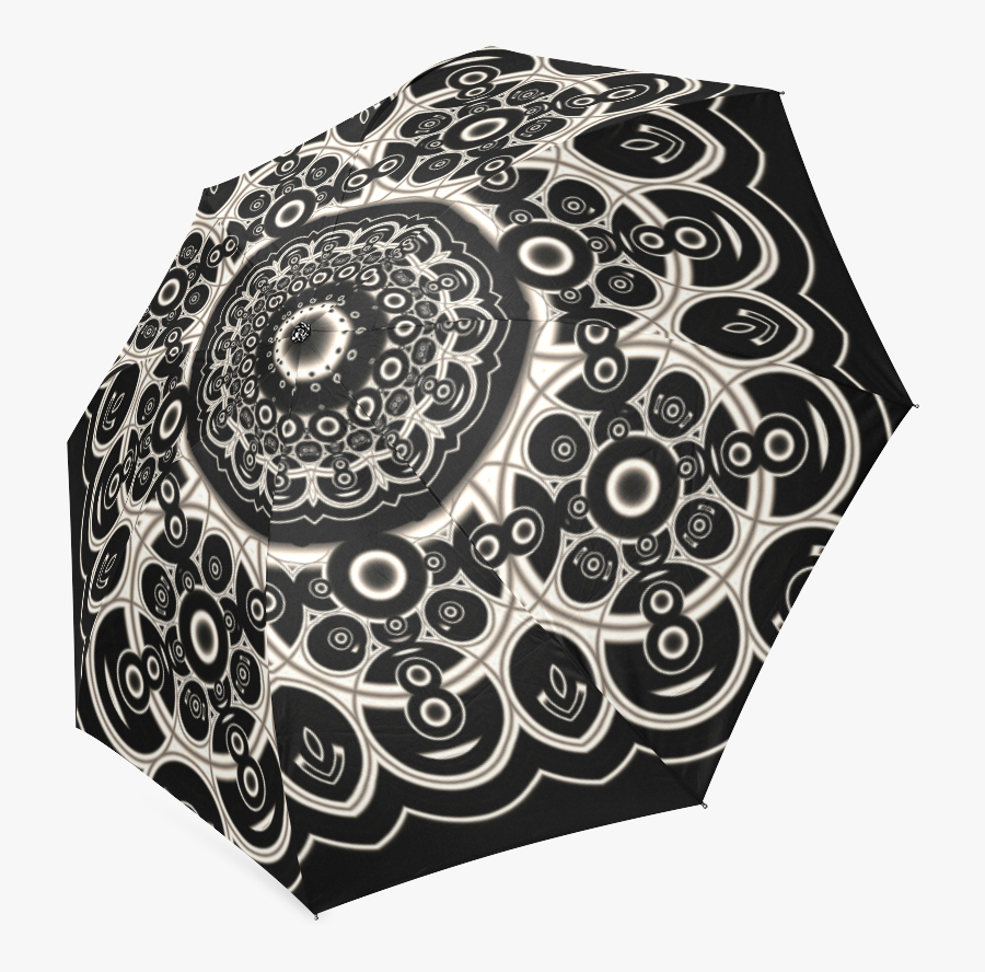 Black Lace Pattern Png -umbrella, Hd Png Download - Circle, Transparent Clipart