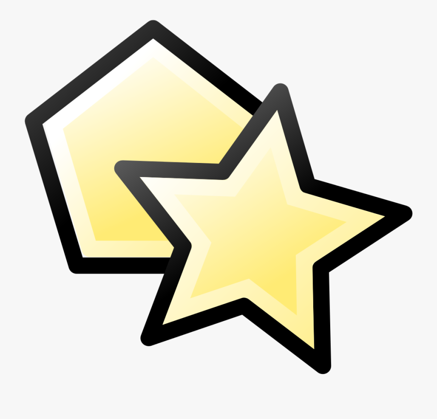 Inkscape Icons Draw Polygon Star - Inkscape 六 角形, Transparent Clipart