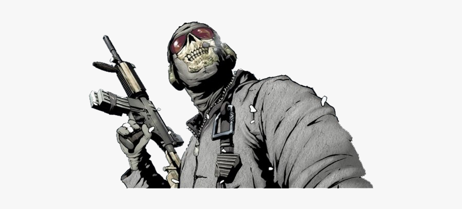 Call Of Duty Modern Warfare Transparent Png - Duty Modern Warfare 2 Ghost, Transparent Clipart