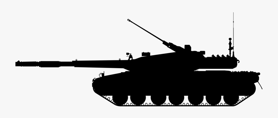 Silhouette,monochrome Photography,weapon - T 14 Armata Silhouette, Transparent Clipart