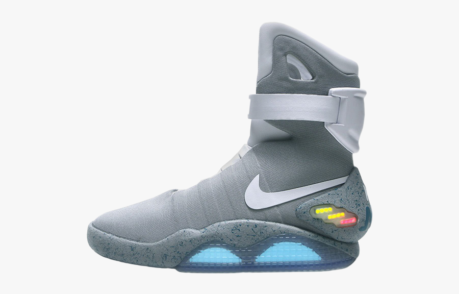 Nike Mag Marty Mcfly Back To The Future Shoe - Nike Air Mag Back To The Future, Transparent Clipart