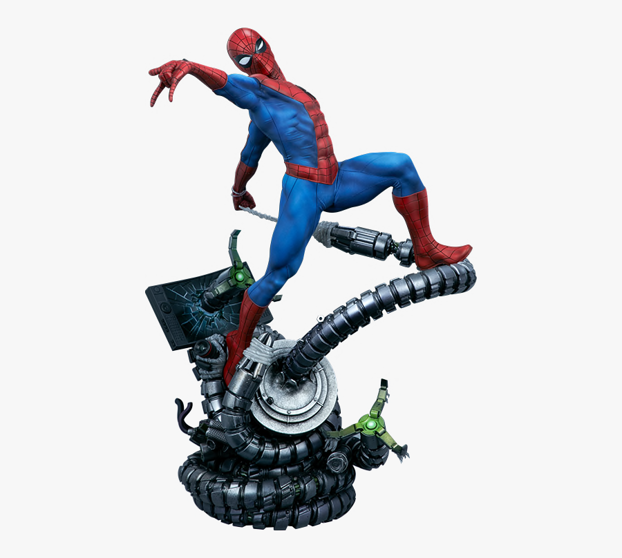Marvel Spider Man Statue, Transparent Clipart