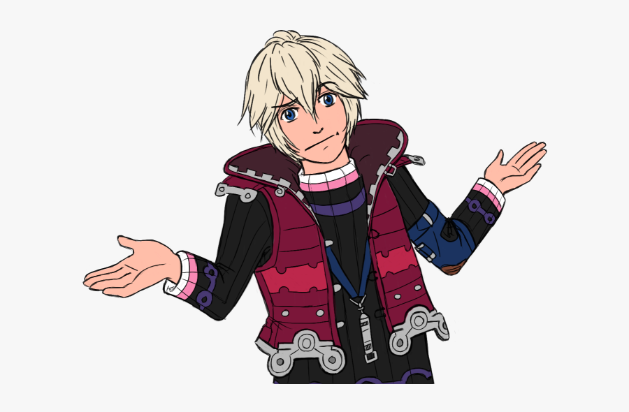 Fire Emblem Robin Emote - Shulk Don T Know, Transparent Clipart