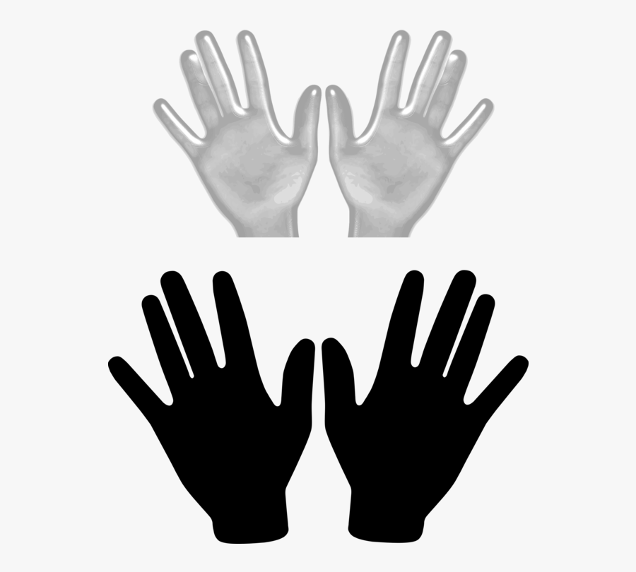 Safety Glove,glove,hand - Two Hands Clip Art, Transparent Clipart