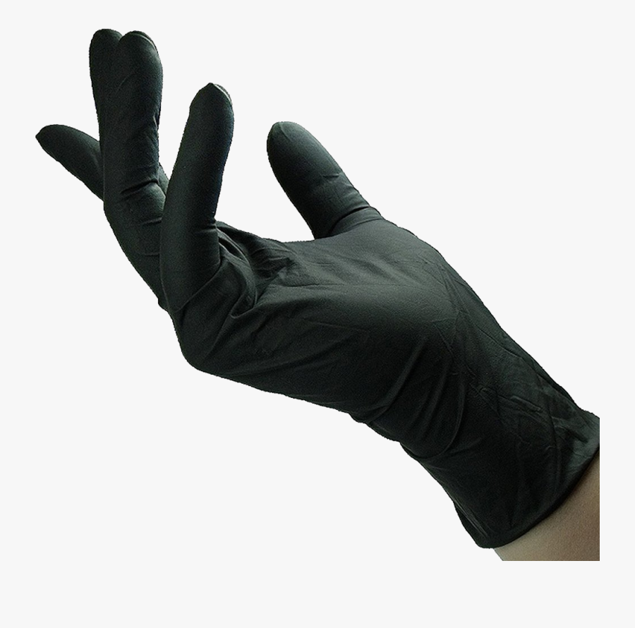 Medical Gloves Png - Black Latex Gloves Grip, Transparent Clipart