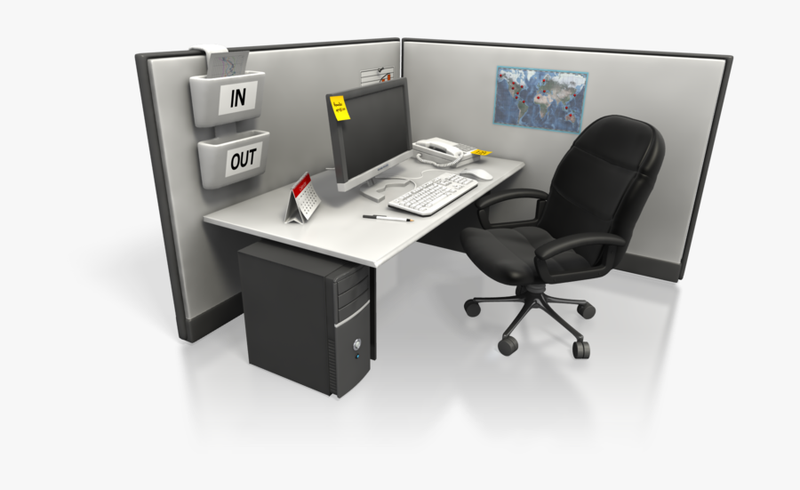 Transparent Secretarial Clipart - Office Cubicle Clipart, Transparent Clipart