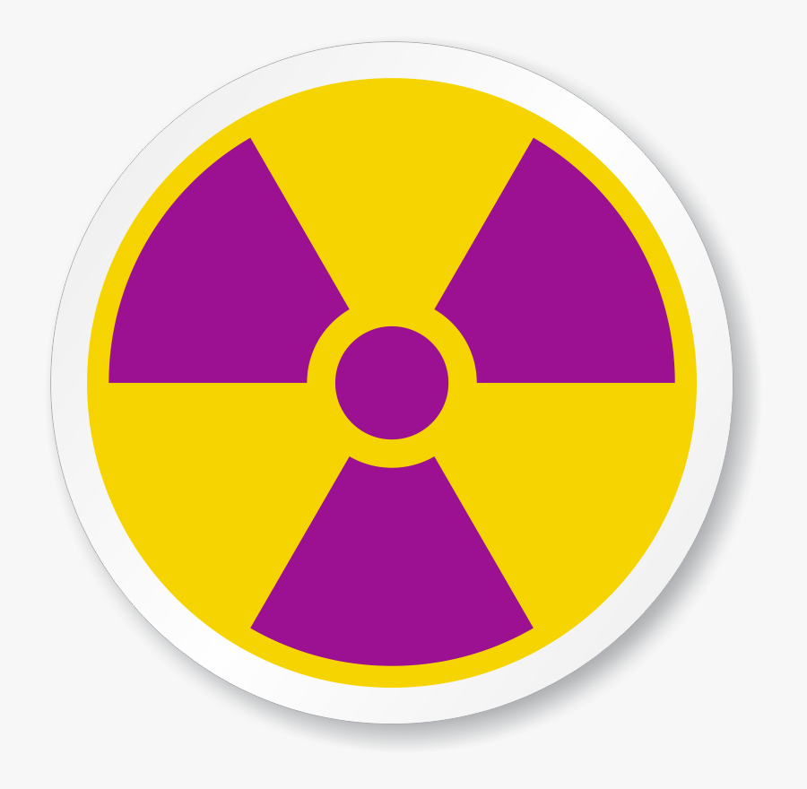 Radioactive Decay Nuclear Power Radiation Hazard Symbol - Radiation Symbol, Transparent Clipart