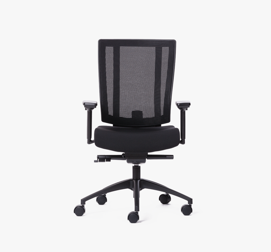 Best Office Chair For Lower Back Pain - Mercury Mesh Task Chair, Transparent Clipart