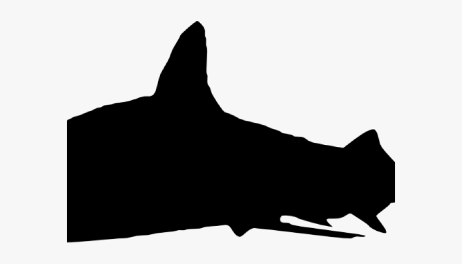 Shark Silhouette - Shark, Transparent Clipart