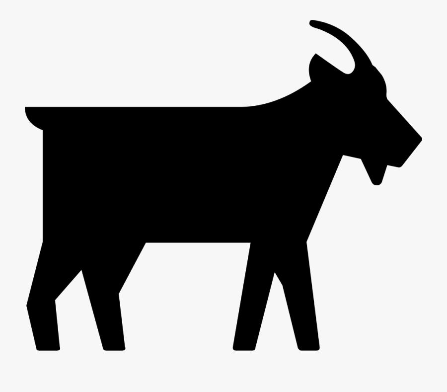 Cattle Goat Silhouette Pack Animal Clip Art - Animal Icon Art Goat, Transparent Clipart