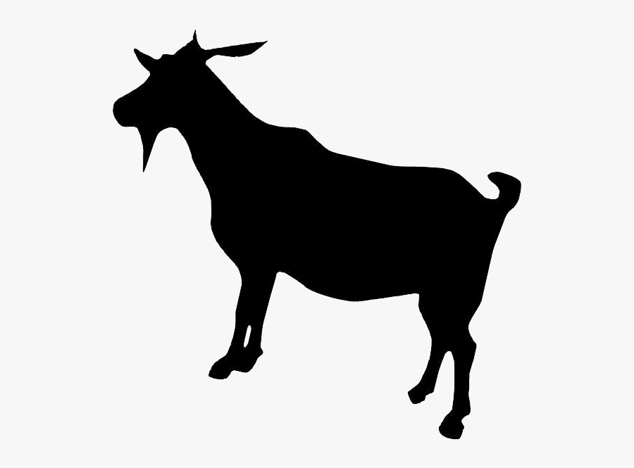 Boer Goat Dorper Cattle - Transparent Goat Silhouette , Free