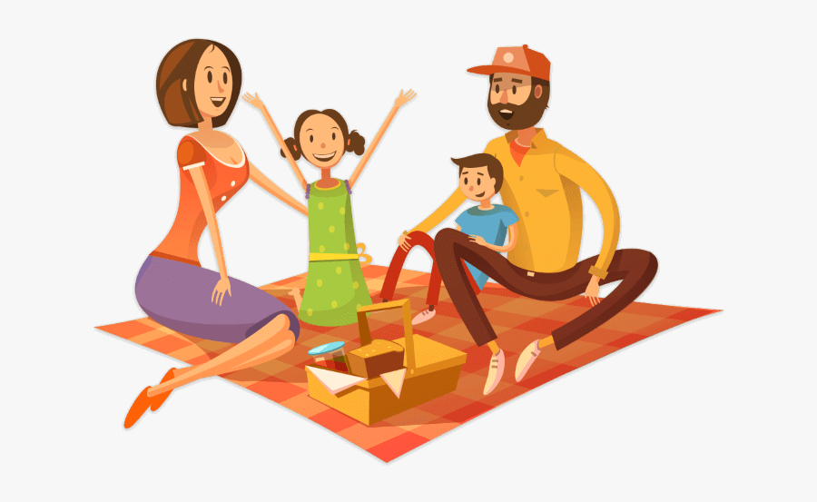 Vacation Recreational Services - Cartoon Picture Of Family Activities, Transparent Clipart