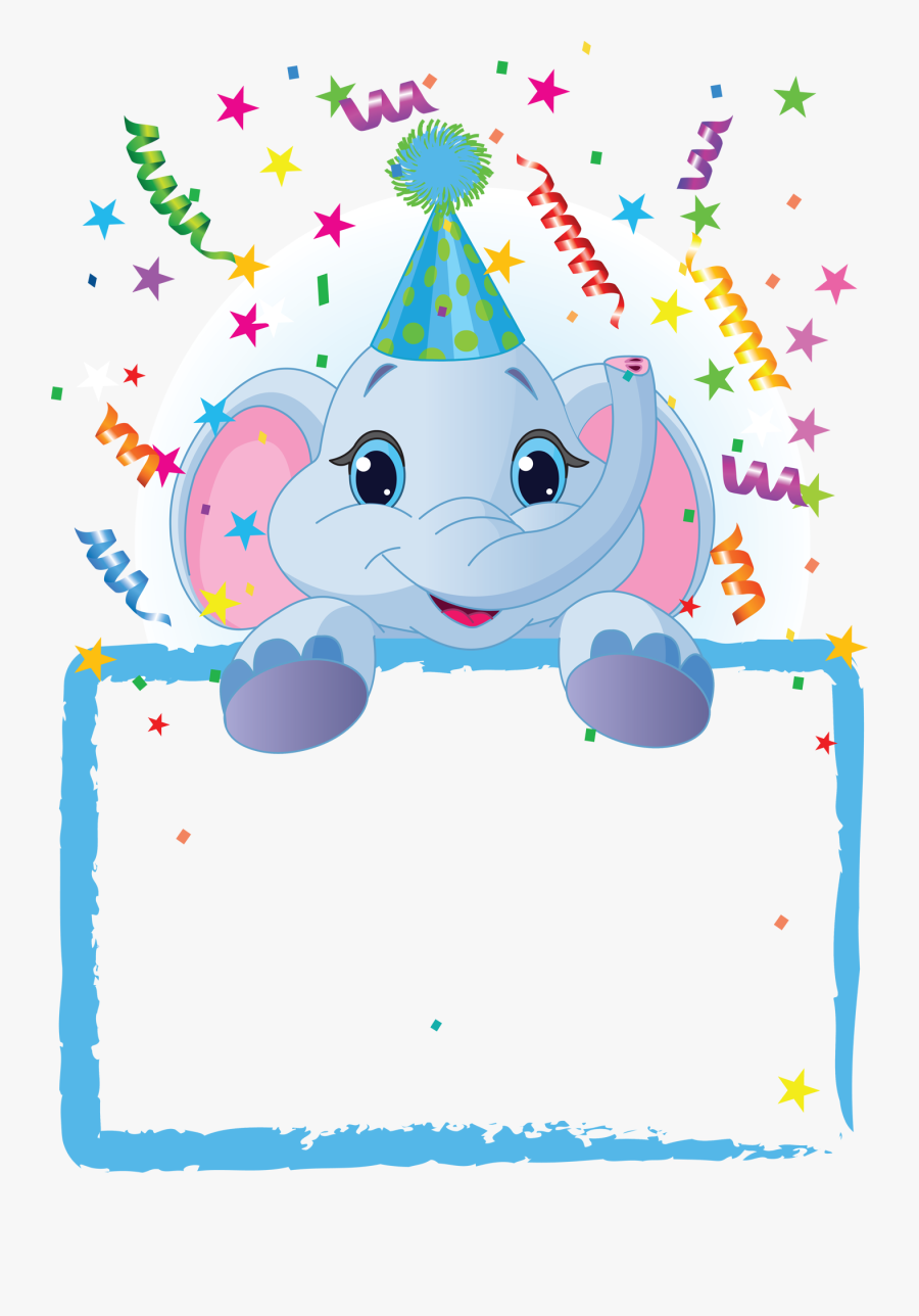 First Birthday Frame Png, Transparent Clipart