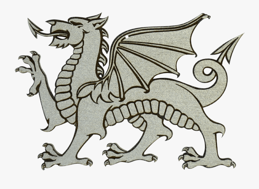 Welsh Cadwaller Dragon Ornament - Flag Of Wales, Transparent Clipart