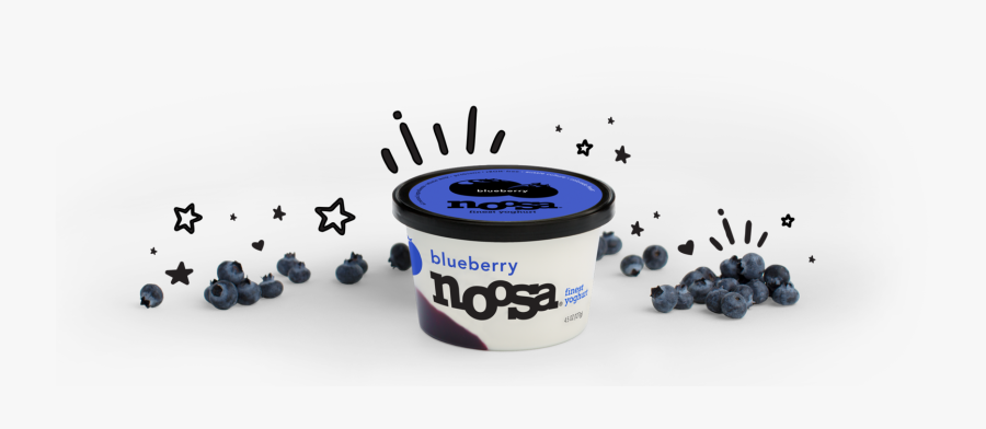 Transparent Blueberries Png - Noosa Yogurt Blueberry 4.5 Oz, Transparent Clipart