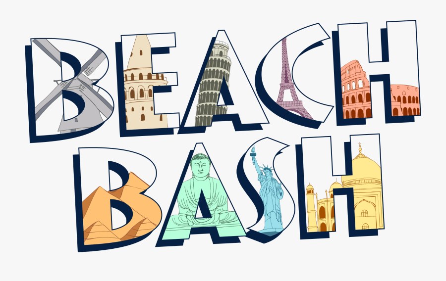 Beach Bash - Graphic Design, Transparent Clipart