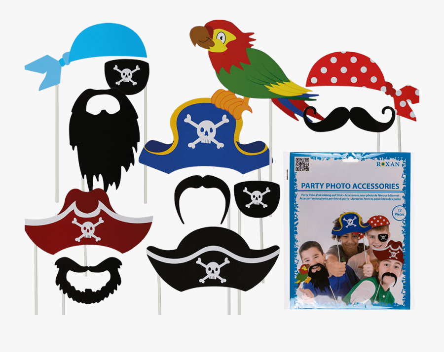 Moustache Clipart Pirate Accessory - Photo Booth, Transparent Clipart