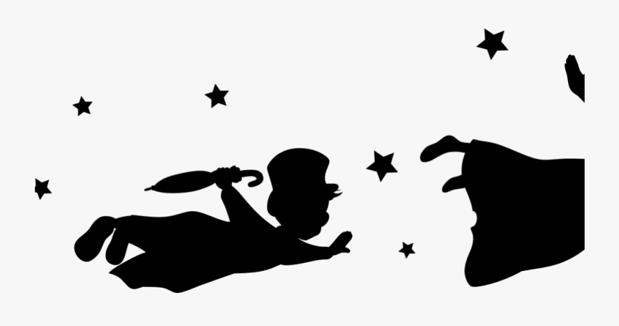 Peter Pan Shadow Png, Transparent Clipart