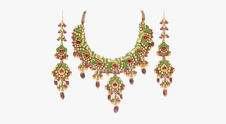 Download Indian Jewellery Png Picture - Kundan Ki Jewellery Set, Transparent Clipart