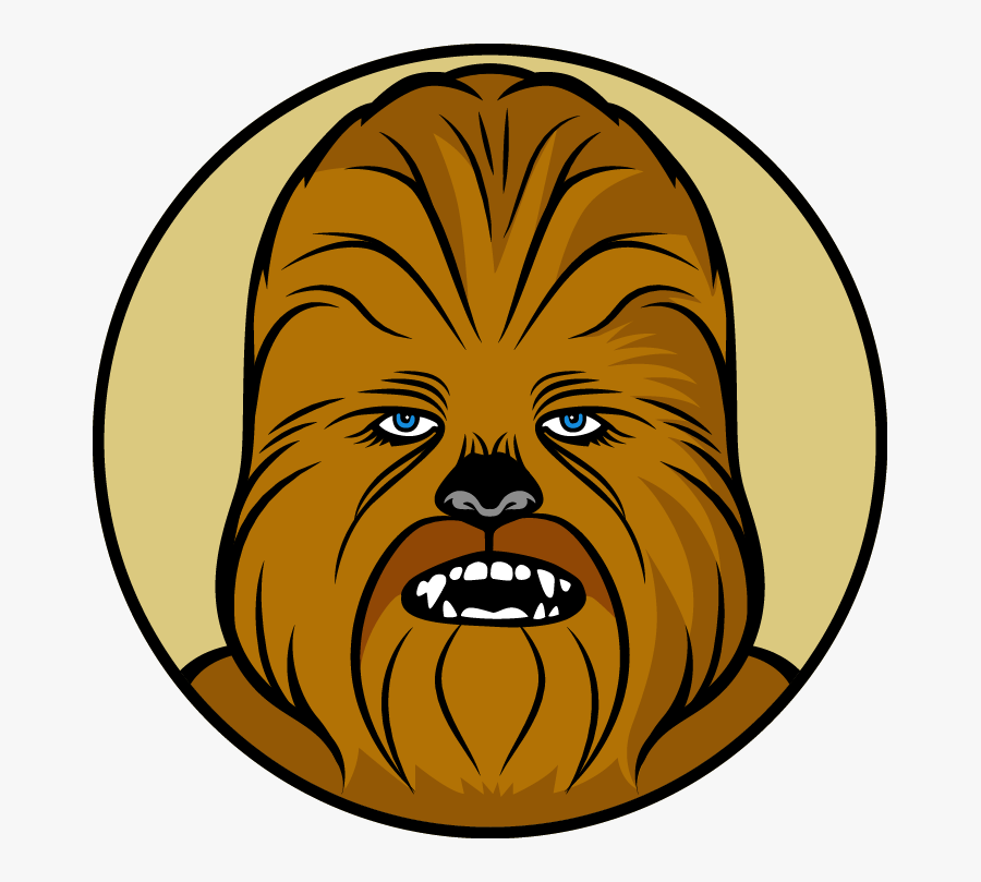Chewbacca Star Wars Vector, Transparent Clipart