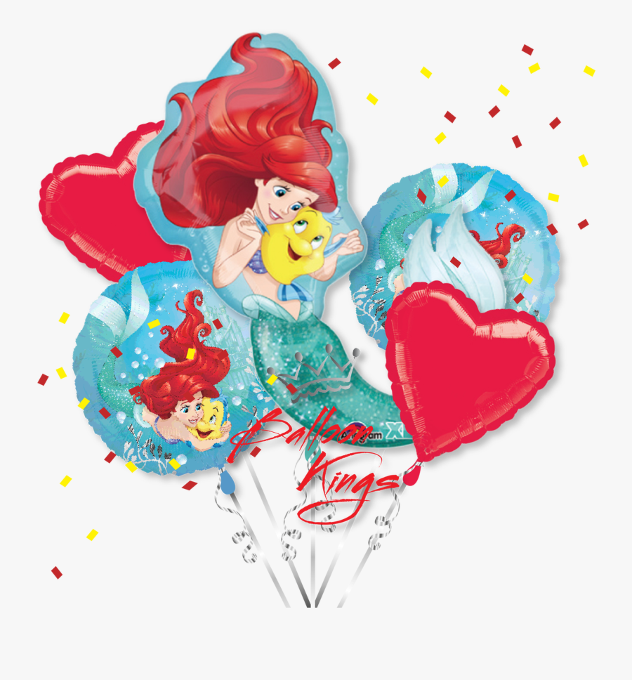 Little Mermaid Ariel Bouquet, Transparent Clipart