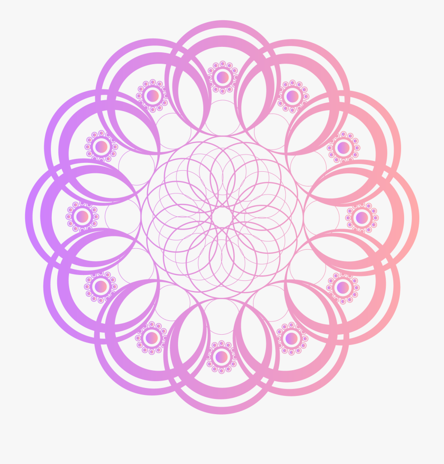 Transparent Purple Swirls Clipart - Vector Pink Png, Transparent Clipart