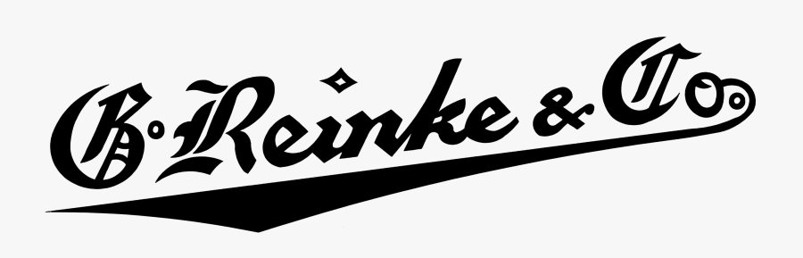 Reinke & Co - Calligraphy, Transparent Clipart